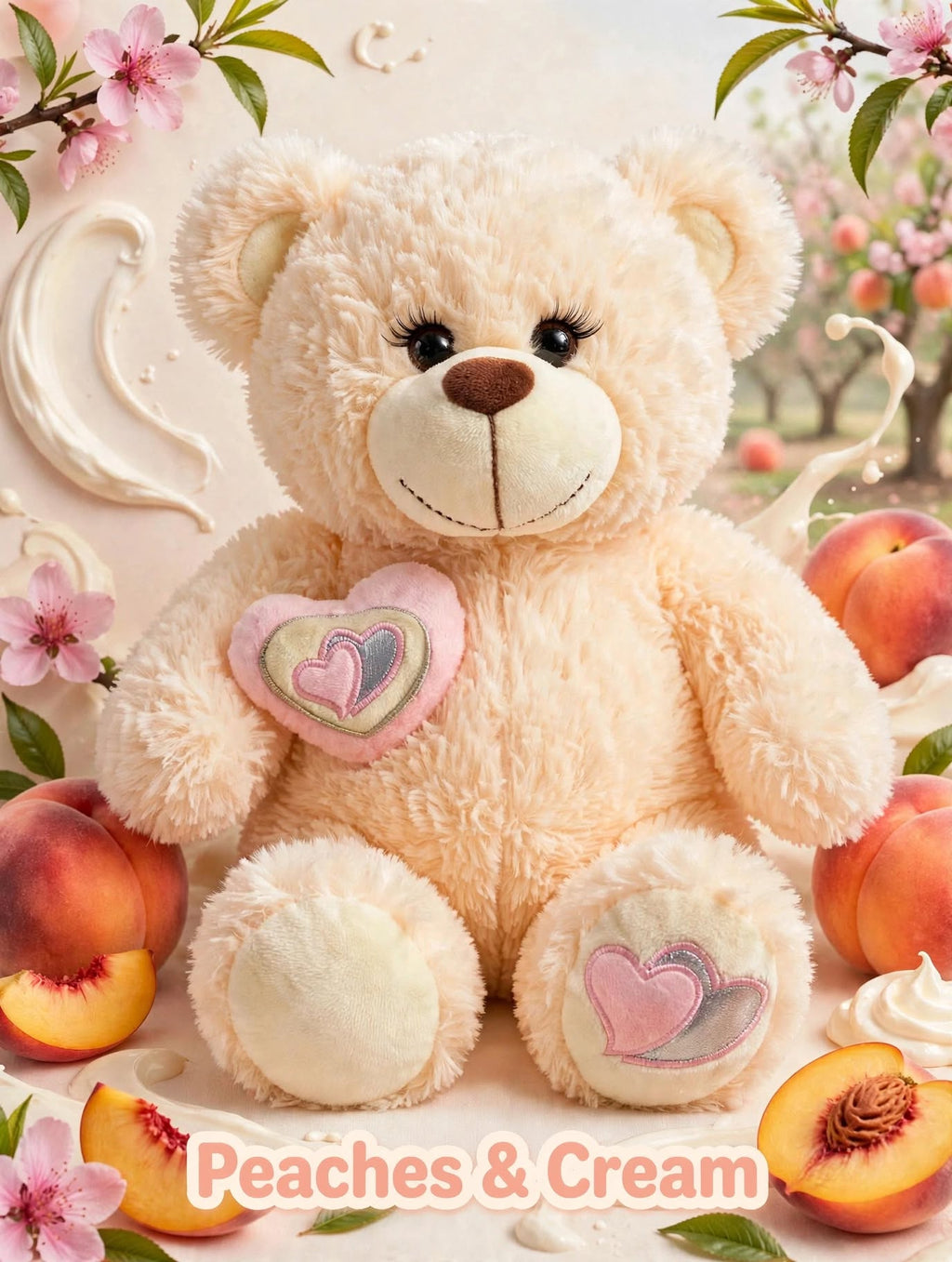 Peaches & Cream Teddy