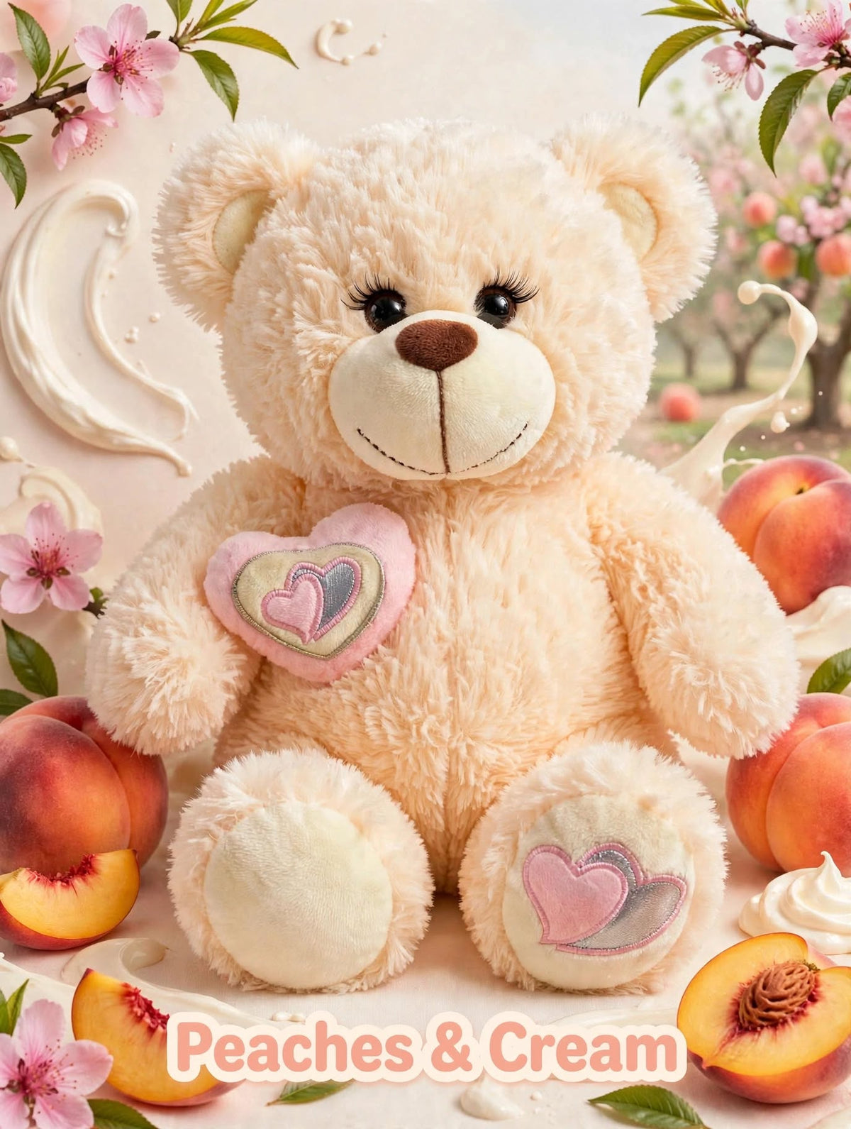 Peaches & Cream Teddy