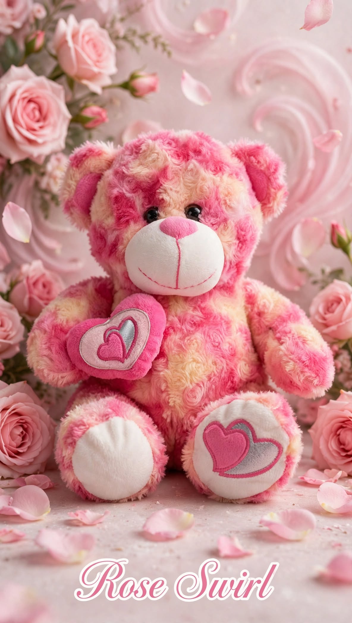 Rose Swirl Teddy