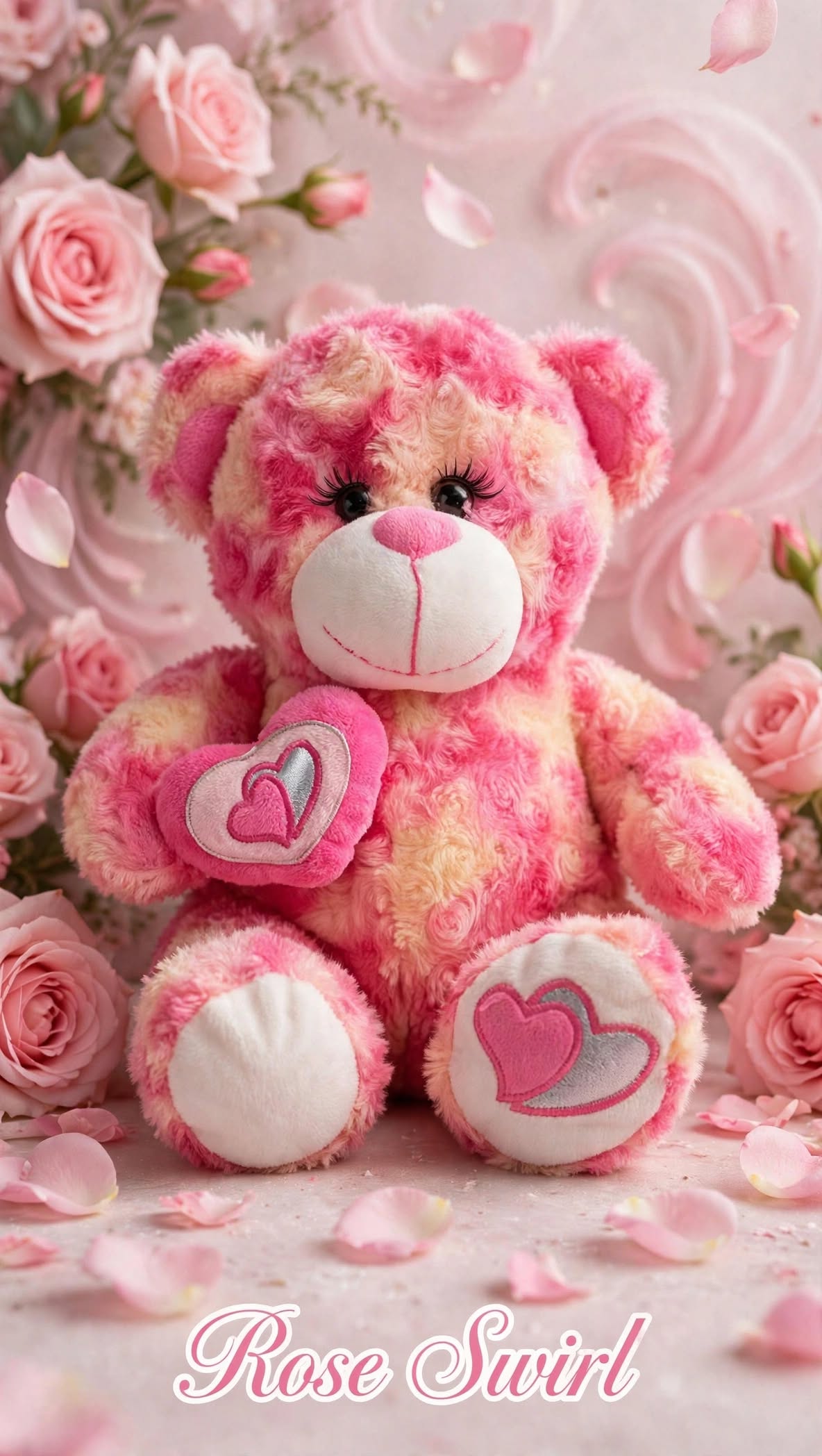 Rose Swirl Teddy
